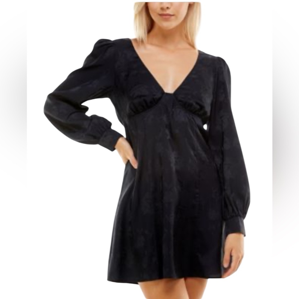 Nordstrom Crystal Doll Size Small Navy Blue Open-Back Dress New With Tags.